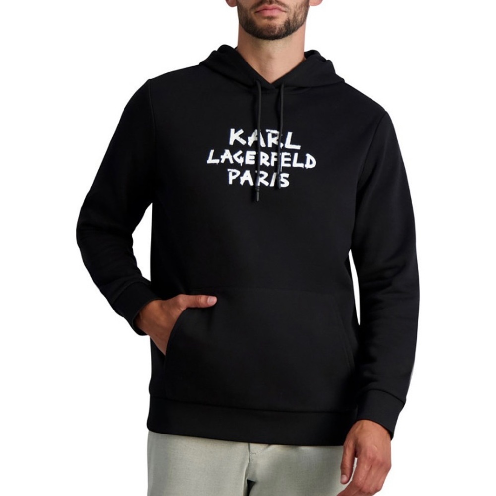 karl lagerfeld black hoodie